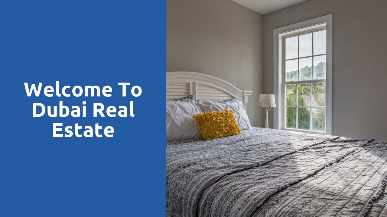Welcome To Dubai Real Estate